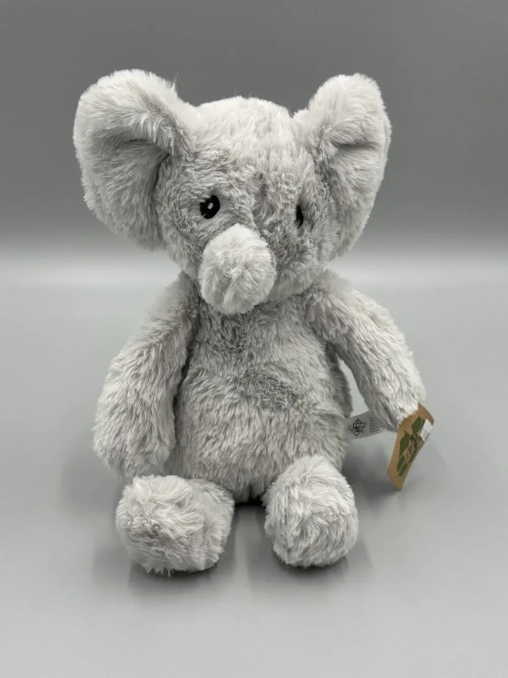Gray Elephant Plush 11” Stuffed Animal Petting Zoo